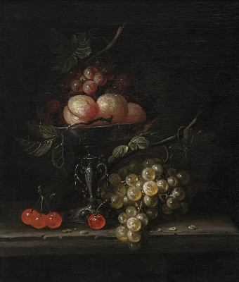 ₴ Репродукция натюрморт "Натюрморт с фруктовой чашей"