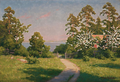 ₴ Репродукция пейзаж "Летний пейзаж"