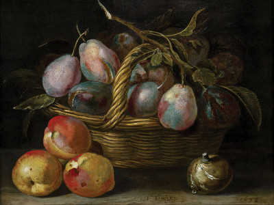 ₴ Репродукція натюрморт "Натюрморт з фруктами"