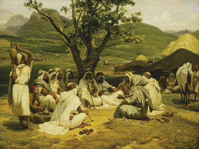 ₴ Репродукция бытовой жанр "Арабский рассказчик"