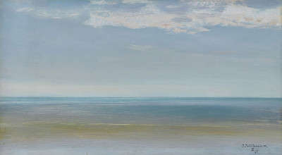 ⚓Репродукція морський краєвид "Море у Ла-Панн"