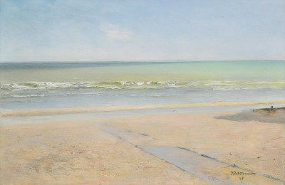 ⚓Репродукція морський краєвид "Пляжний краєвид у Ла-Панн"