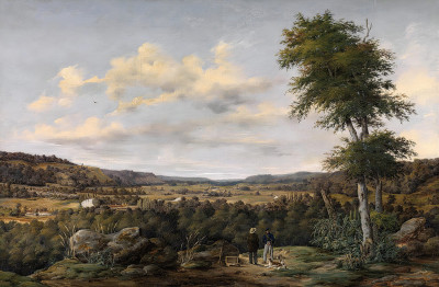 ₴ Репродукция пейзаж "Пейзаж в Бельгии"