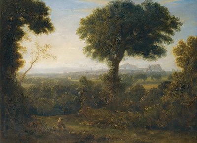 ₴ Репродукция пейзаж "Вид на Эдинбург с холма Корсторфин"