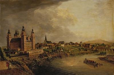 ₴ Репродукция пейзажа "Вид на Ашаффенбург"