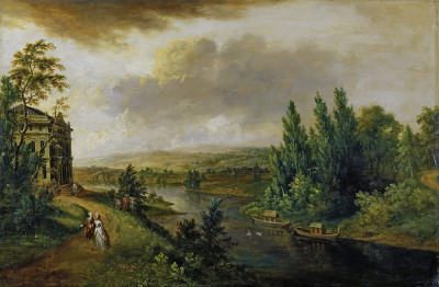 ₴ Репродукция пейзажа "Замок Шенбуш недалеко от Ашаффенбурга"