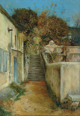 ₴ Репродукция пейзажа известного художника "Осень в Крыму"