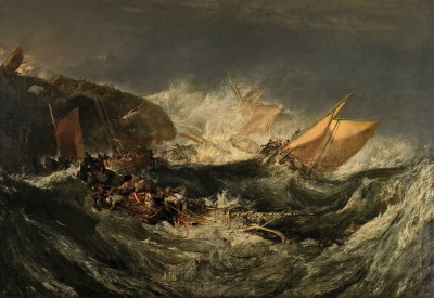 ⚓Репродукция морской пейзаж известного художника "Авария грузового судна"