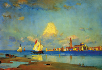 ⚓Репродукция морской пейзаж известного художника "Венеция"