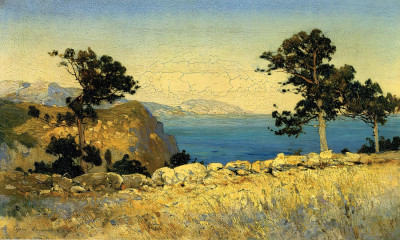 ₴ Репродукция пейзаж известного художника "Крымский берег"