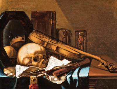 ₴ Репродукция натюрморт "Ванитас"