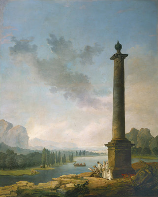 ₴ Репродукция пейзаж известного художника "Колонна"