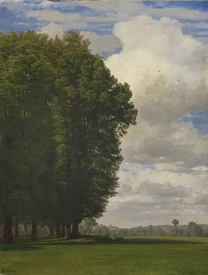 ₴ Репродукция пейзаж "На валу вблизи Люцерна"