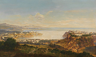 ₴ Репродукція краєвид "Вид Монако з пагорбів"