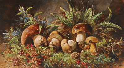 ₴ Репродукция натюрморт известного художника "Счастливчики"