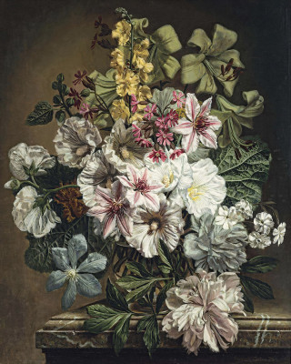 ₴ Репродукція квітковий натюрморт "Галактика квітів"