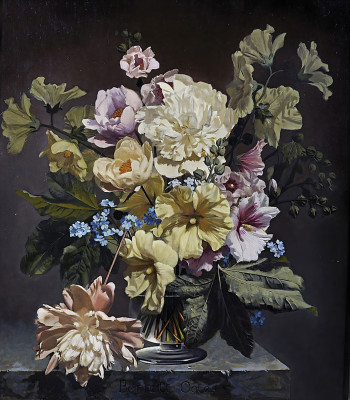 ₴ Репродукция цветочный натюрморт "Цветочная композиция"