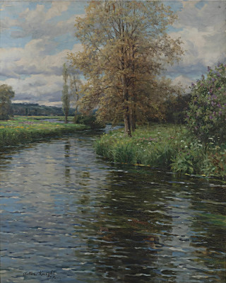 ₴ Репродукция пейзаж "На краю воды"