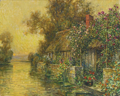 ₴ Репродукция пейзаж "Дикие розы"