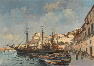 ₴ Репродукція краєвид "Порт Понца"