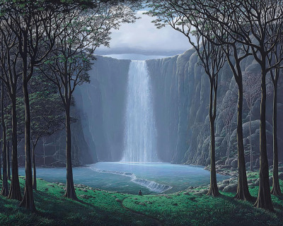 ₴ Репродукция пейзаж "Слышать воду"