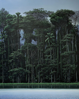 ₴ Репродукция пейзаж "Ищущий место на берегу"