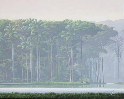 ₴ Репродукция пейзаж "Созерцатели"