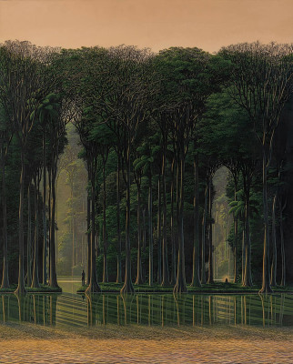 ₴ Репродукция пейзаж "Свет снаружи, внутри"