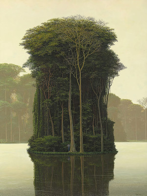 ₴ Репродукция пейзаж "Изолировать"