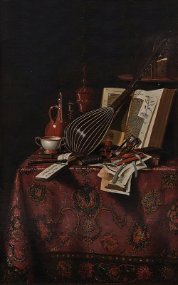 ₴ Репродукция натюрморт известного художника "Ванитас"