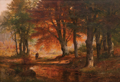 ₴ Репродукція краєвид відомого художника "Осінь"