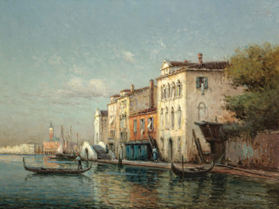 ₴ Репродукція міський краєвид відомого художника "Вид на Венецію"