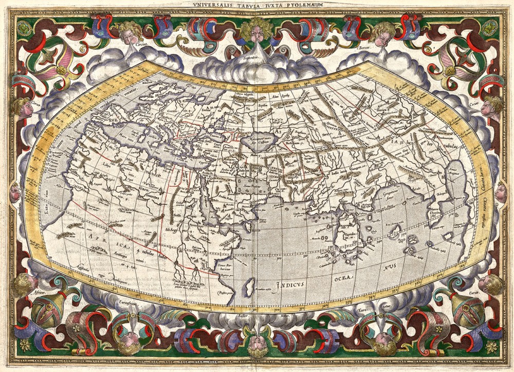 Карта Птолемея Фото