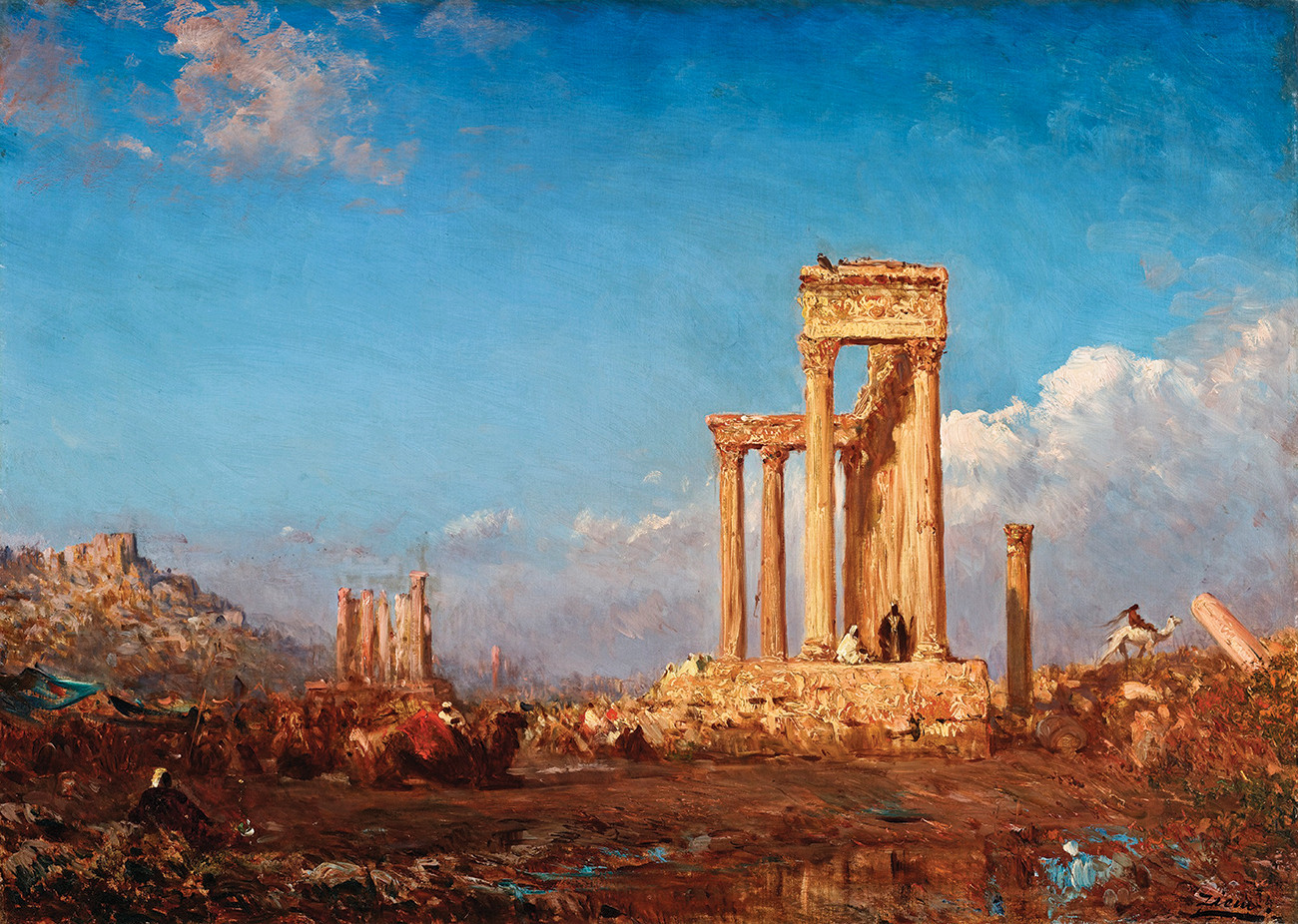 Развалины Рима картина Эллада