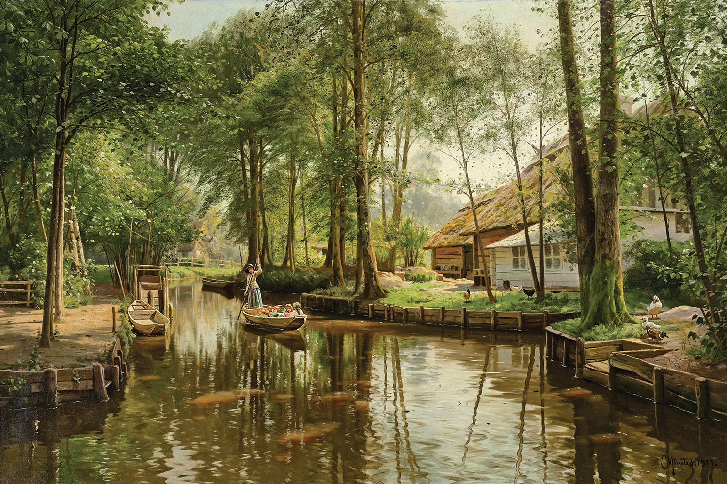 Peder mork monsted картины