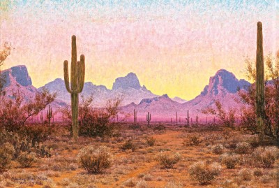 Пейзаж: Аризонская пустыня - Николс Одли Дин